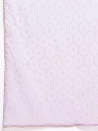House of Pataudi Ethnic Motifs Embroidered Sequinned Jashn Kurta with Palazzos & Dupatta