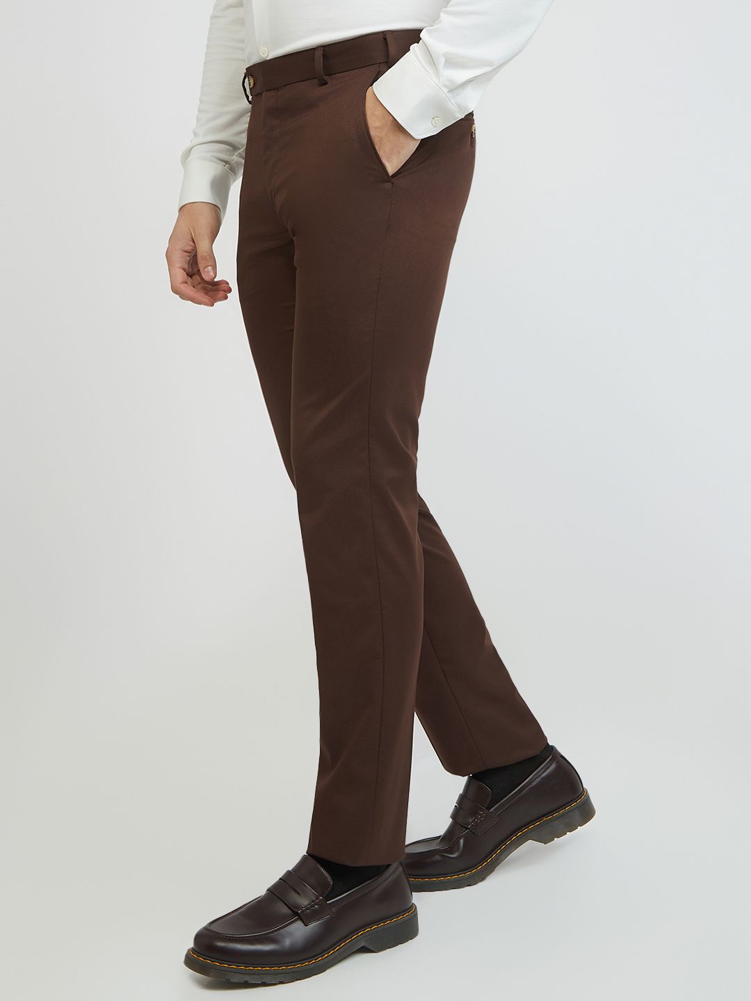 Raymond Men Slim Fit Formal Trousers