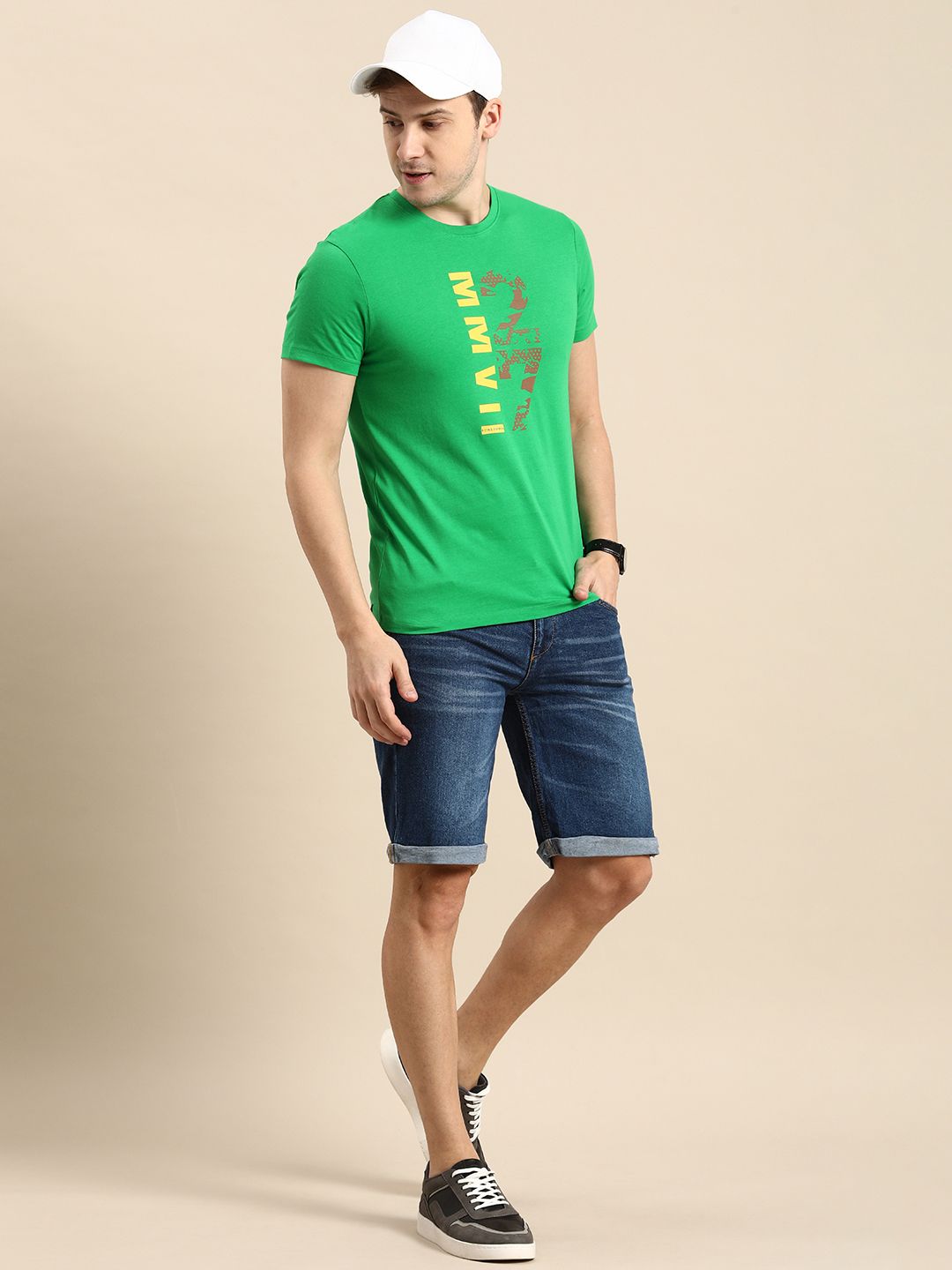Being Human Printed Pure Cotton T-shirt