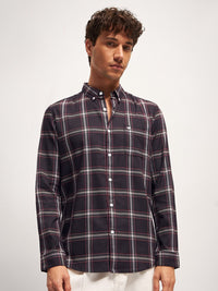 THE BEAR HOUSE Men Tartan Checks Slim Fit Casual Shirt