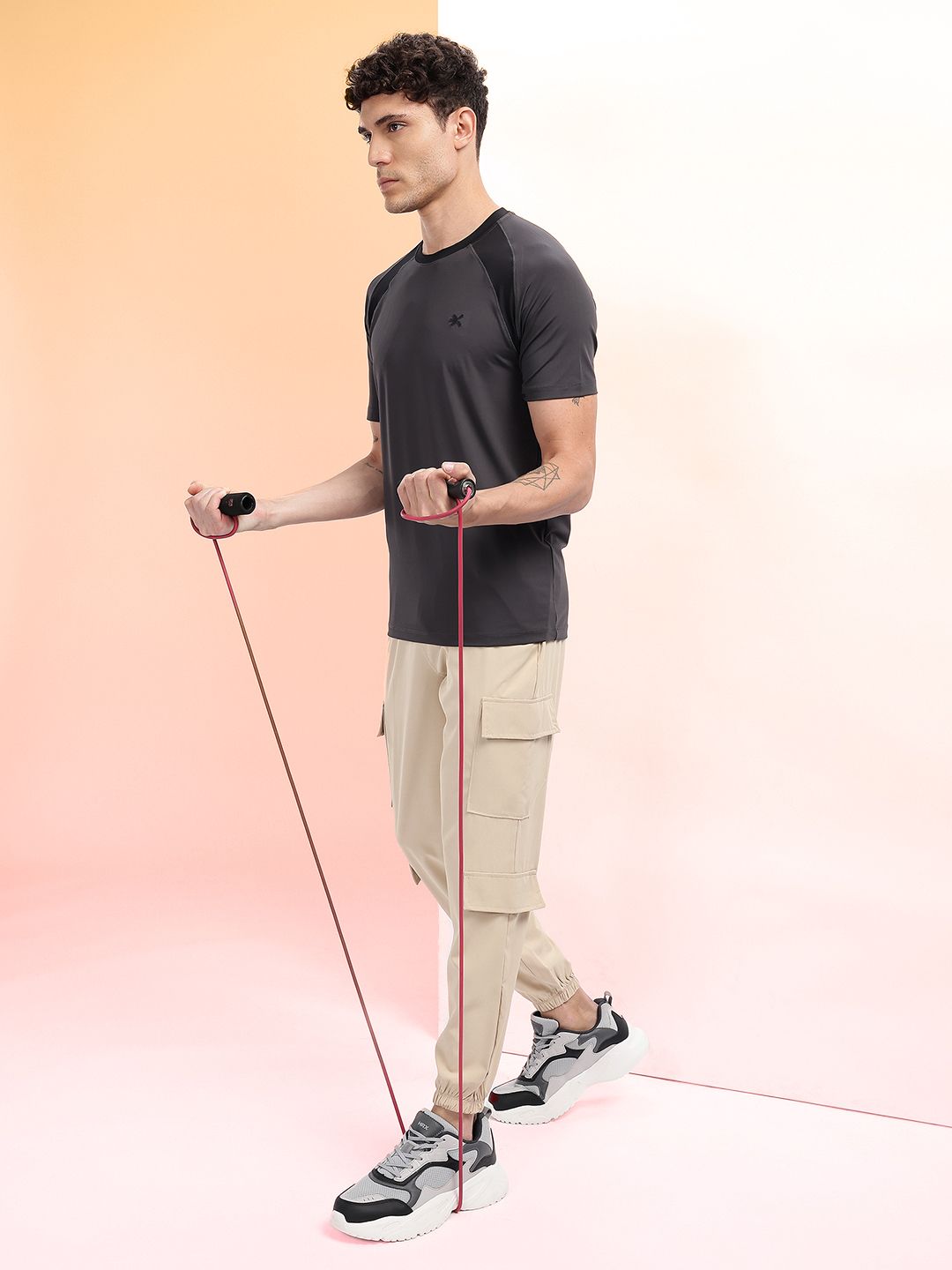 HRX by Hrithik Roshan Men Cargo-Style Training Joggers