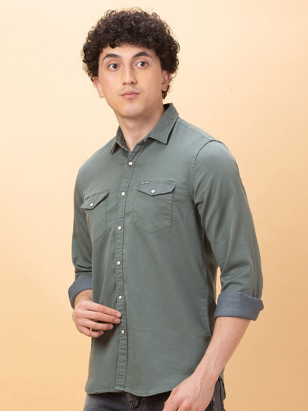 Being Human Men Slim Fit Opaque Casual Shirt