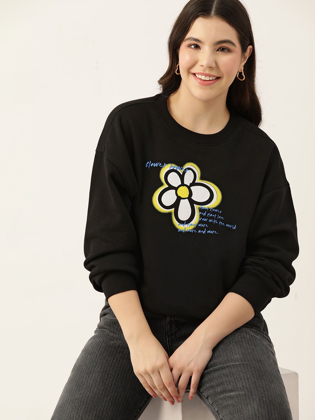 DressBerry Printed Sweatshirt