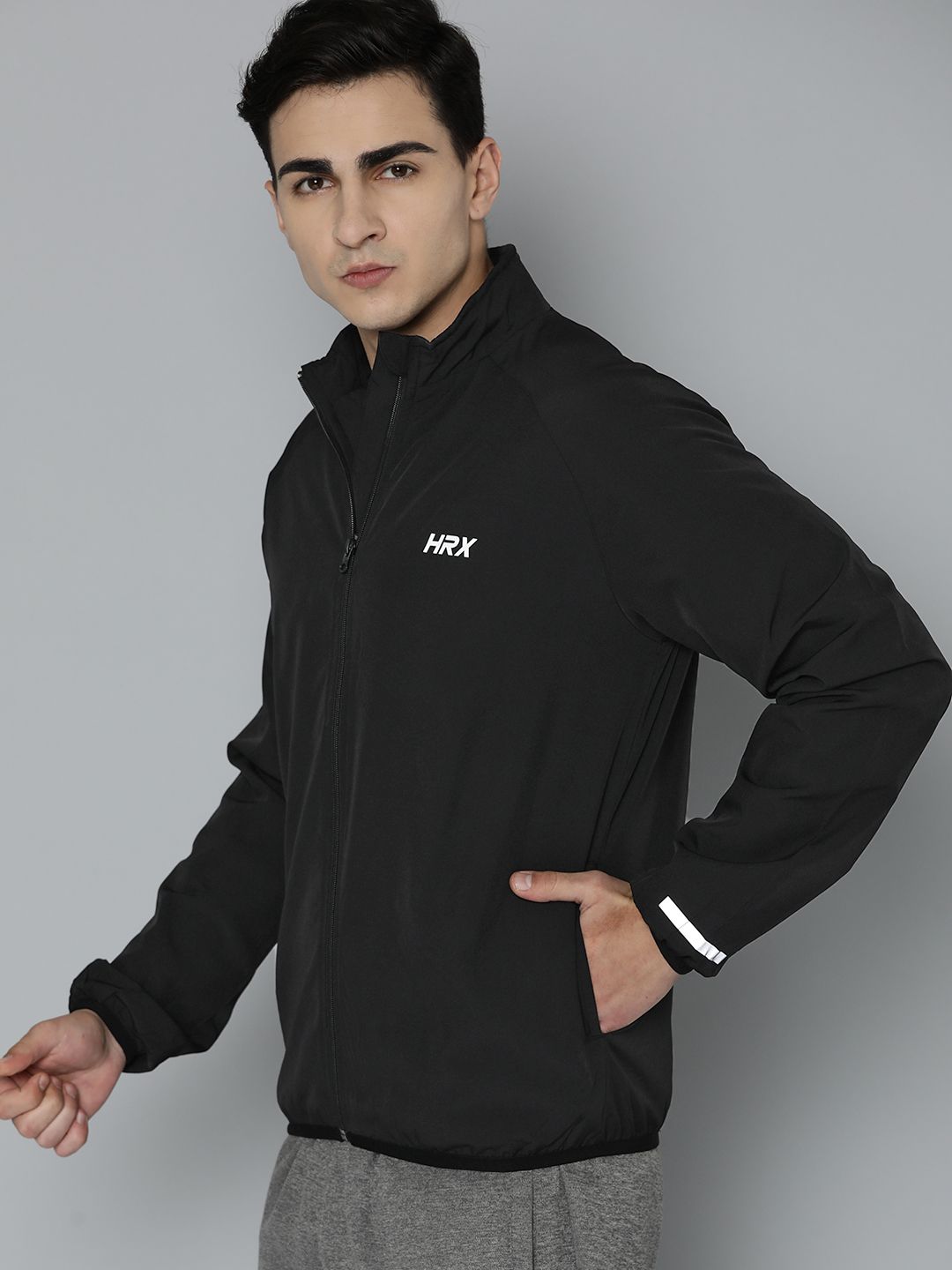 HRX by Hrithik Roshan Men Solid Rapid-Dry Running Jacket