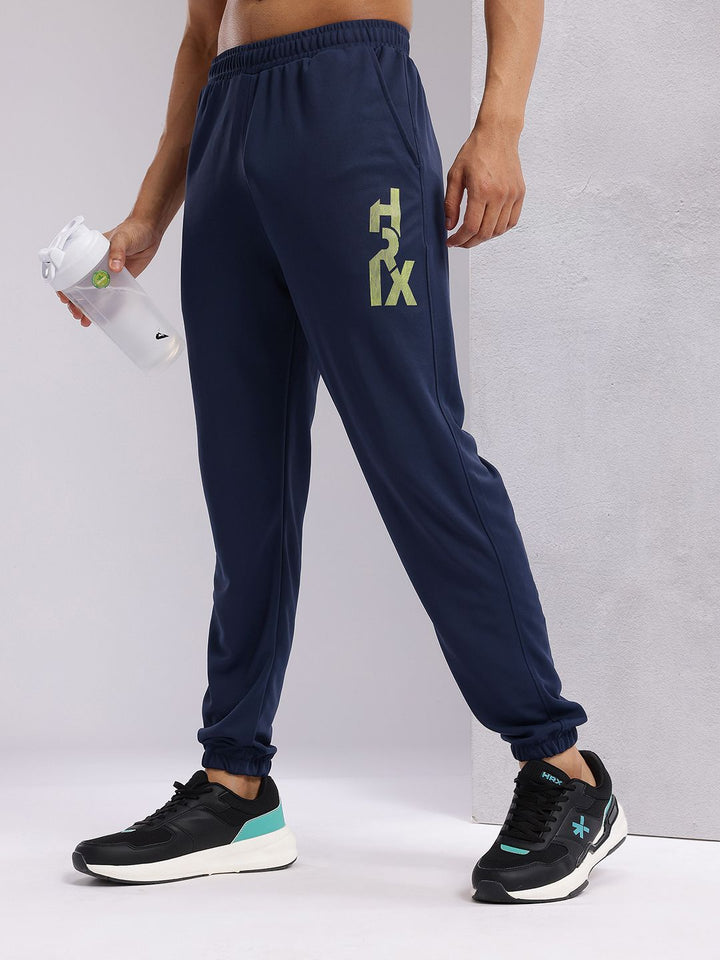 HRX by Hrithik Roshan Men Brand Logo Printed Rapid-Dry Training Joggers