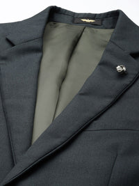Park Avenue Reka Bentuk Diri Tekstur Single Breasted Super Slim Fit 3-Peice Formal Suit