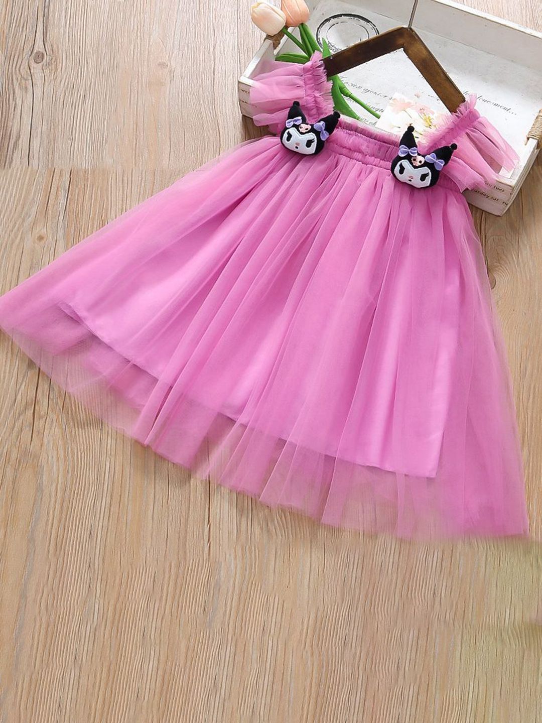 YK Girls Cotton A-Line Dress