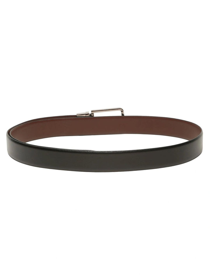Teakwood Leathers Men Textured Leather Reversible Belt