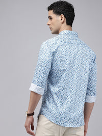 Park Avenue Slim Fit Opaque Floral Printed Pure Cotton Casual Shirt