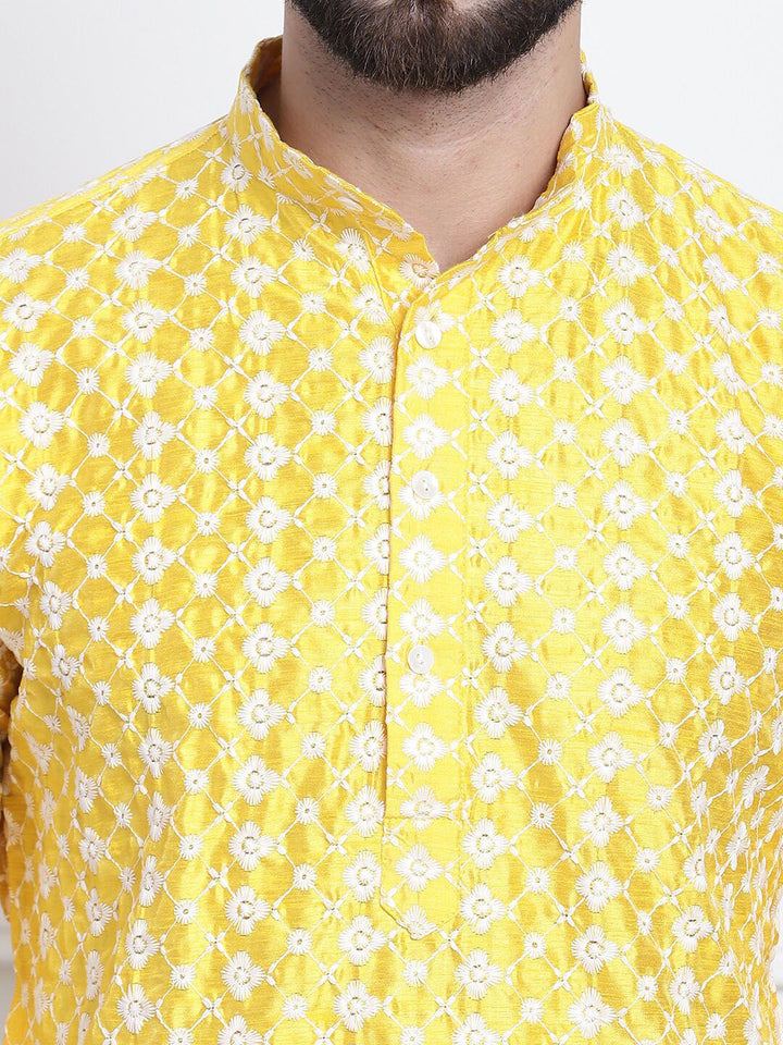 SOJANYA Kurta Kolar Mandarin Sulam Bunga