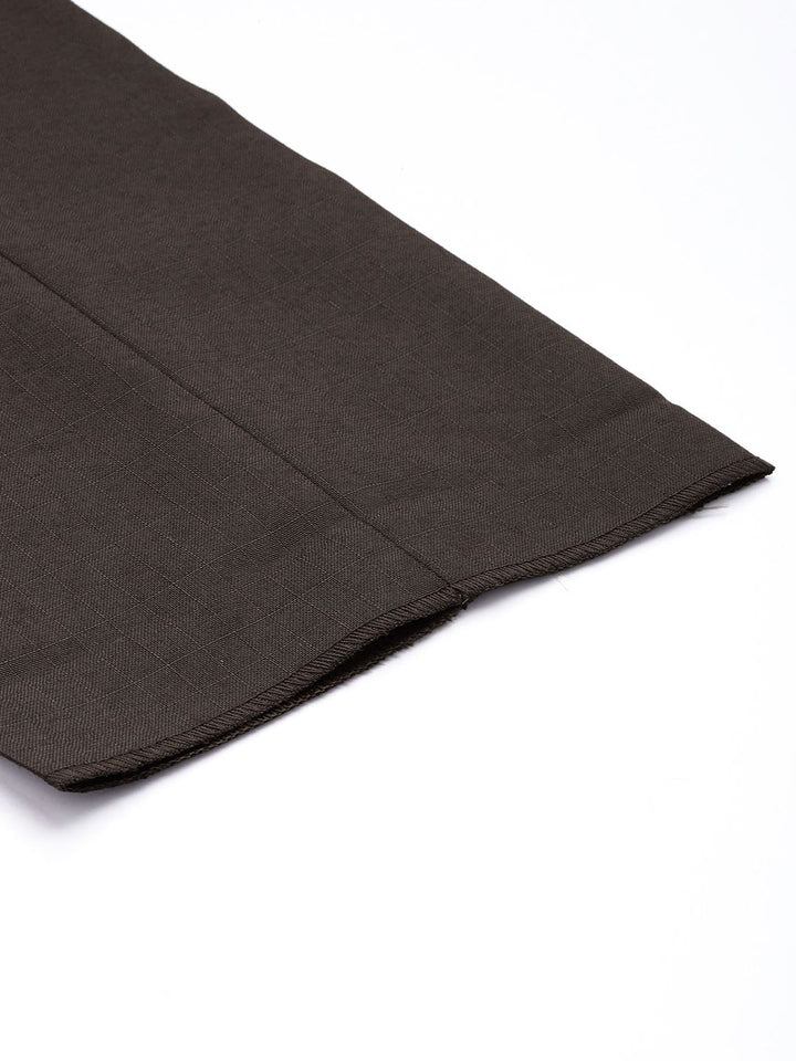 Park Avenue Men Checked Formal Trousers