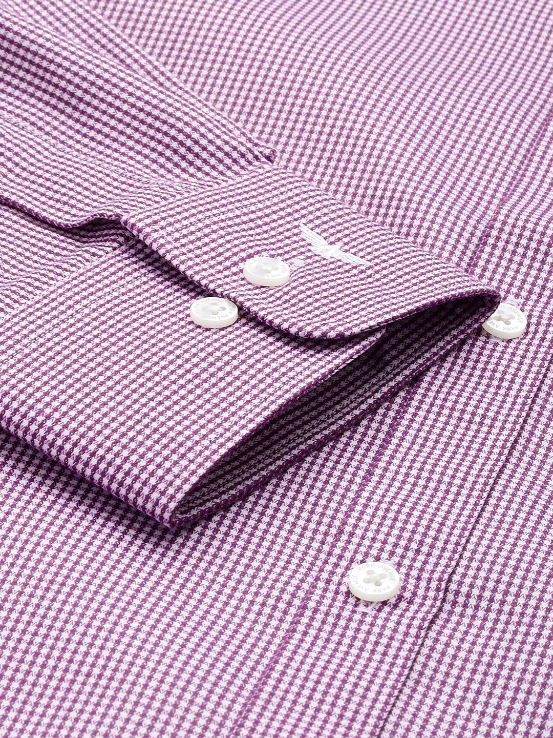 Park Avenue Slim Fit Micro Checks Formal Shirt