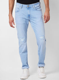 SPYKAR Men Mildly Distressed Heavy Fade Jeans