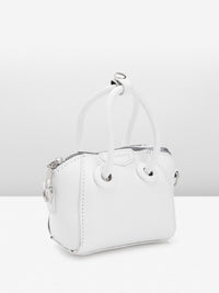 DressBerry Textured Structured Handheld Bag