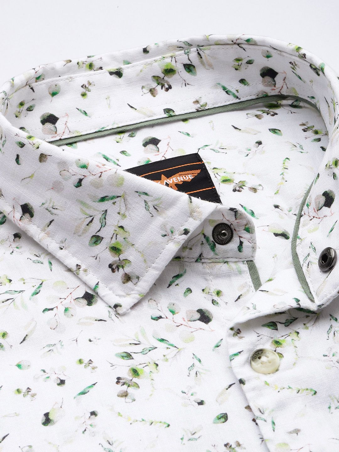 Park Avenue Slim Fit Opaque Floral Printed Pure Cotton Casual Shirt