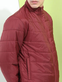 HIGHLANDER Men Red Puffer Jacket