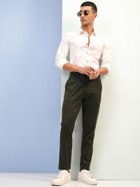 HIGHLANDER Men Soft Feel Twill Chino Trousers