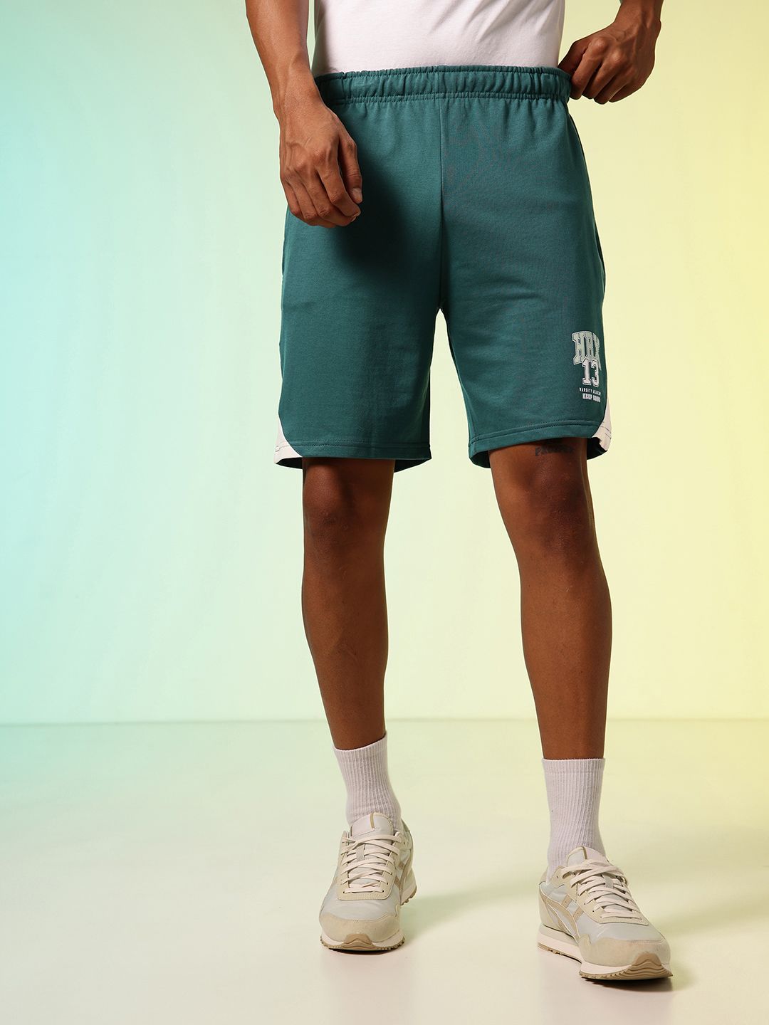 HRX by Hrithik Roshan Men Brand Logo Printed Lifestyle Shorts