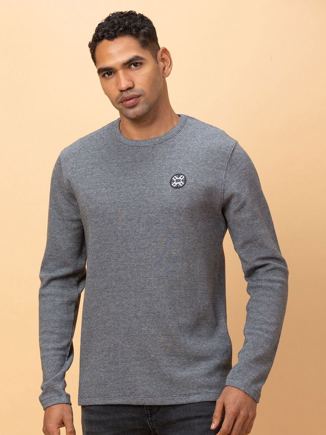 Being Human Men Applique T-shirt