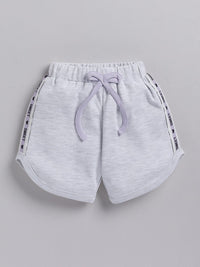 Moms Love Infant Girls Pure Cotton Printed Top with Shorts