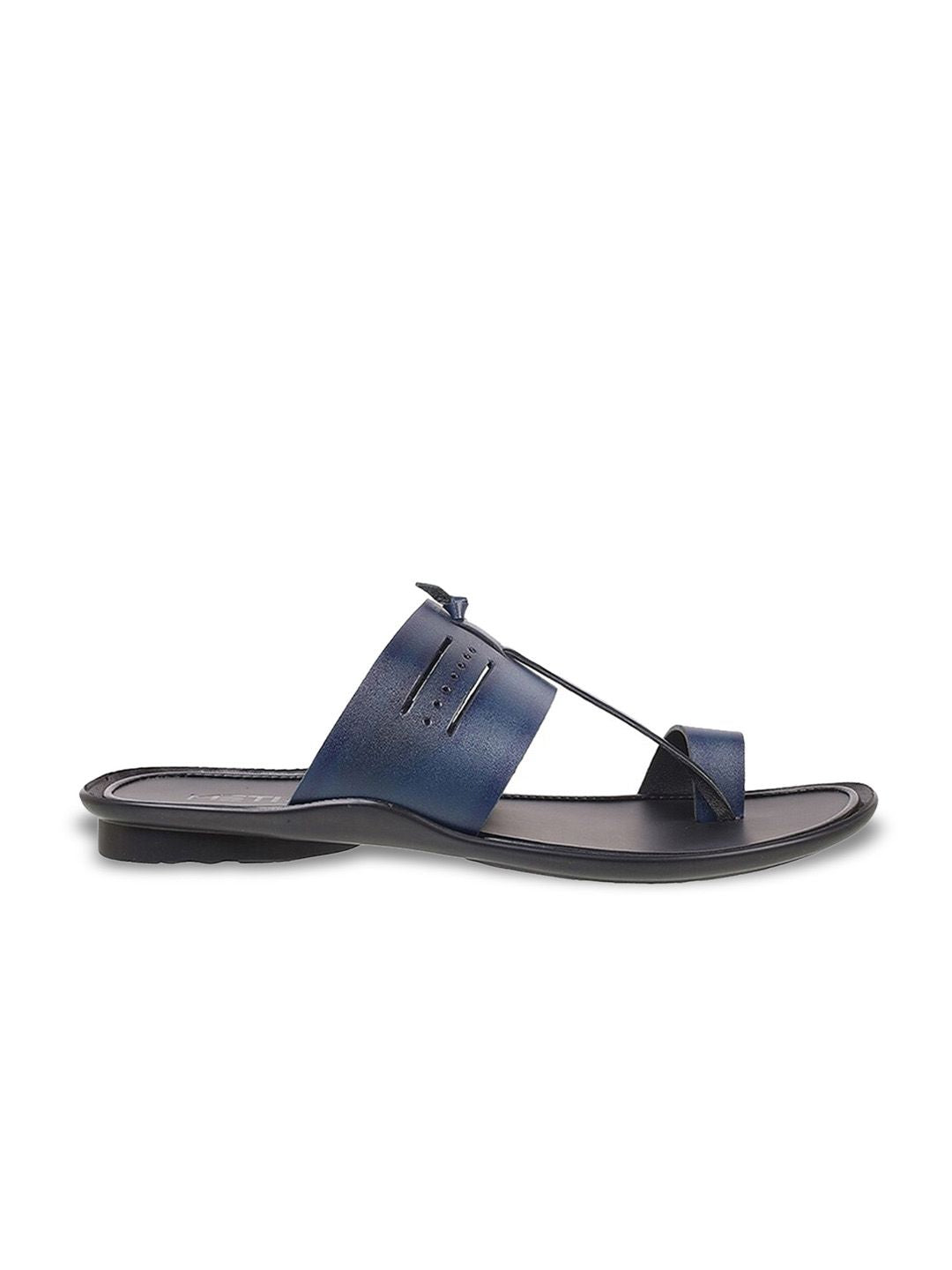 Metro Men Textured Leather Comfort Sandals
