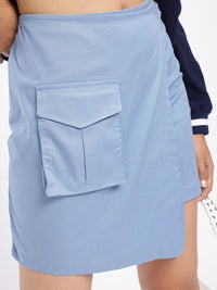 DressBerry Street Cool Mini Wrap Skirt