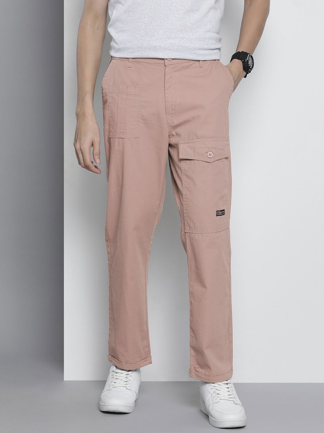 The Indian Garage Co Relaxed Regular Fit Chinos Trousers