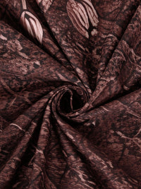 KLOTTHE Coklat & Pink Floral 400 TC Cadar King dengan 2 Sarung Bantal