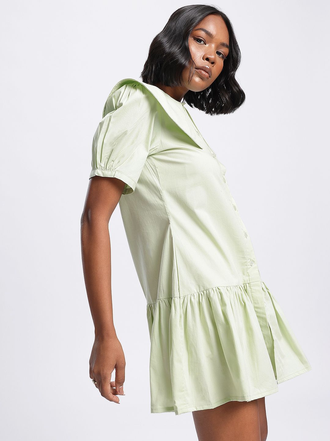 DressBerry Drop-Waist Mini Dress