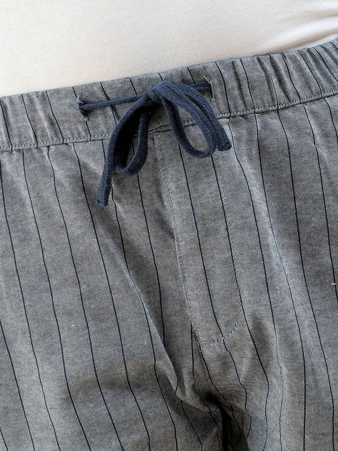 The Indian Garage Co Men Striped Loose Fit Mid-Rise Shorts