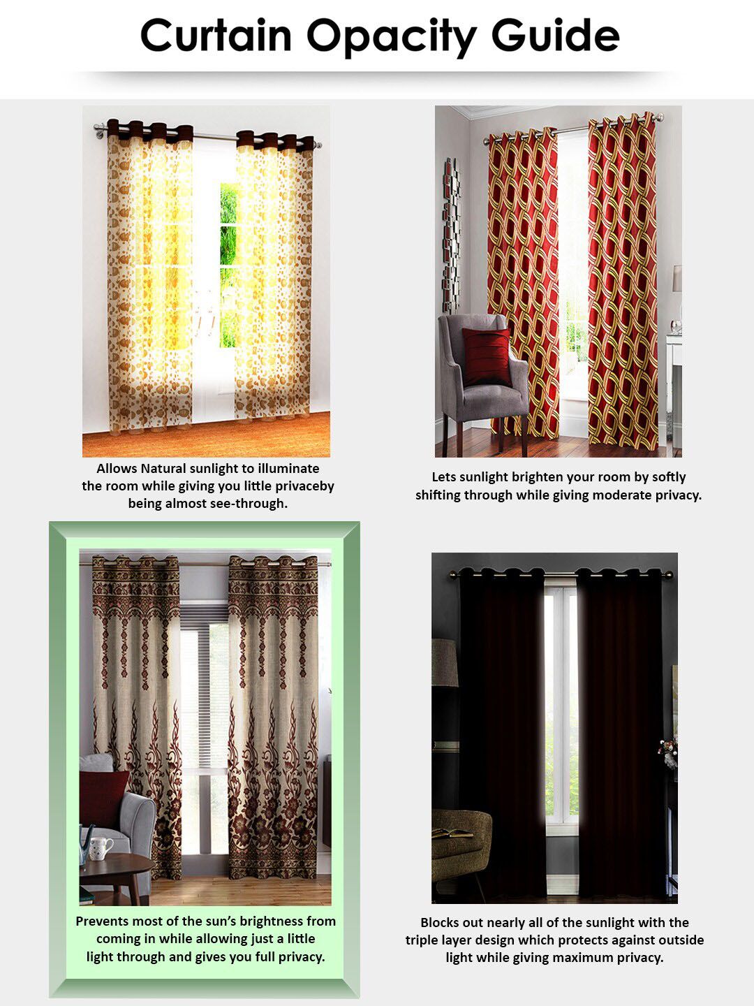 Story@home Nature White & Blue Set of 2 Floral Long Door Curtains