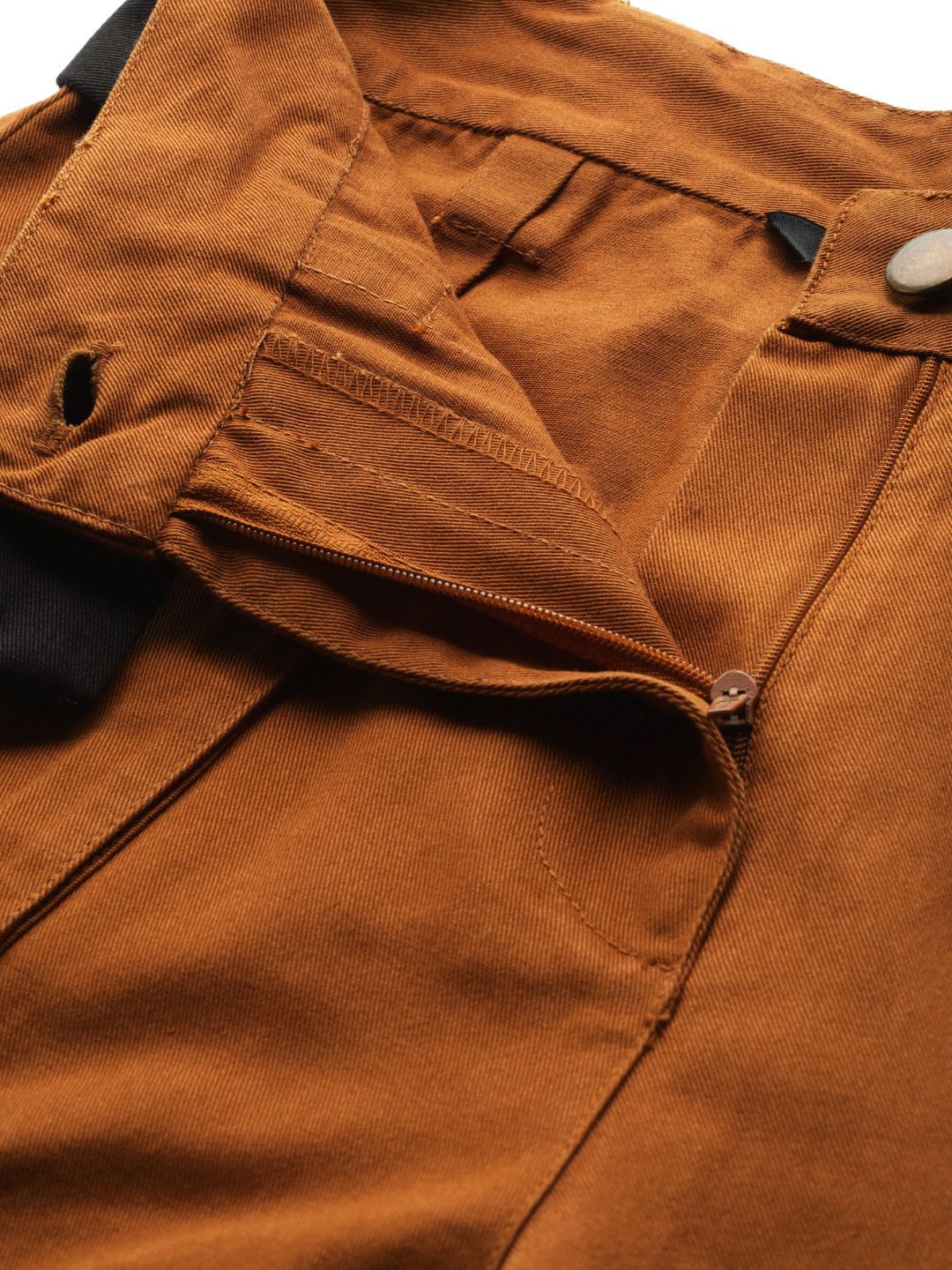 STREET 9 Women Mustard Brown Cargos