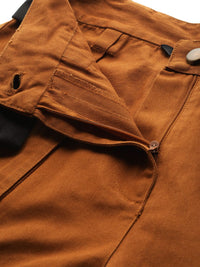 STREET 9 Women Mustard Brown Cargos