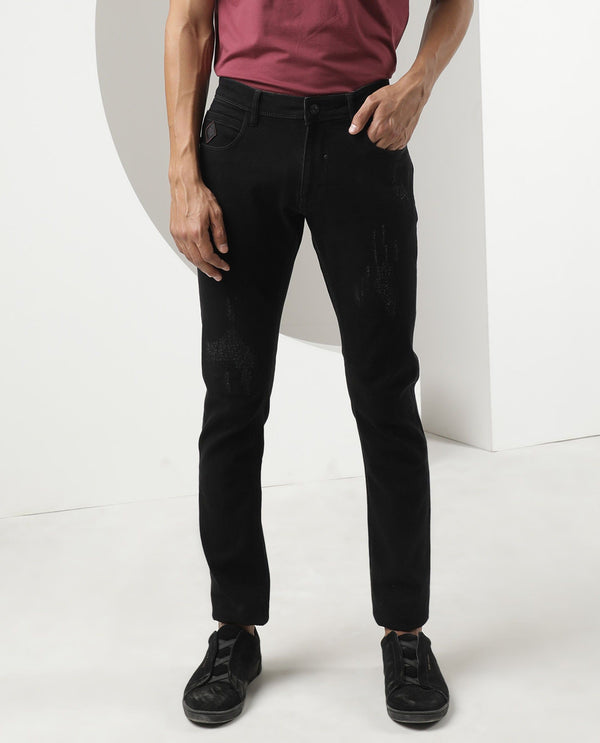 RARE RABBIT Men Astral Slim Fit Cotton Jeans