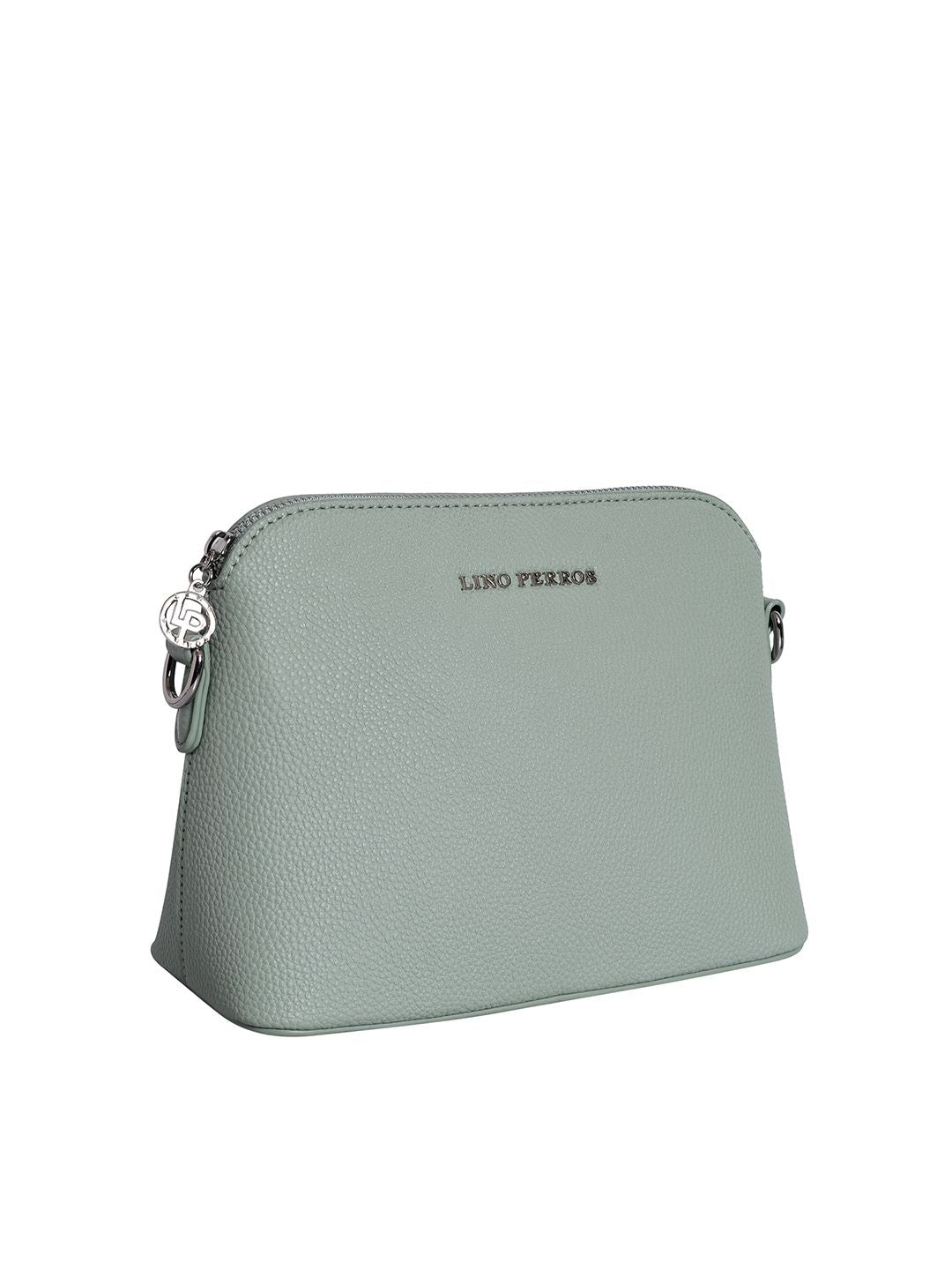 Lino Perros Mint Green Solid Sling Bag