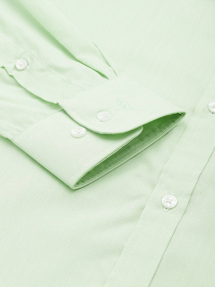 Park Avenue Slim Fit Textured Formal Shirt