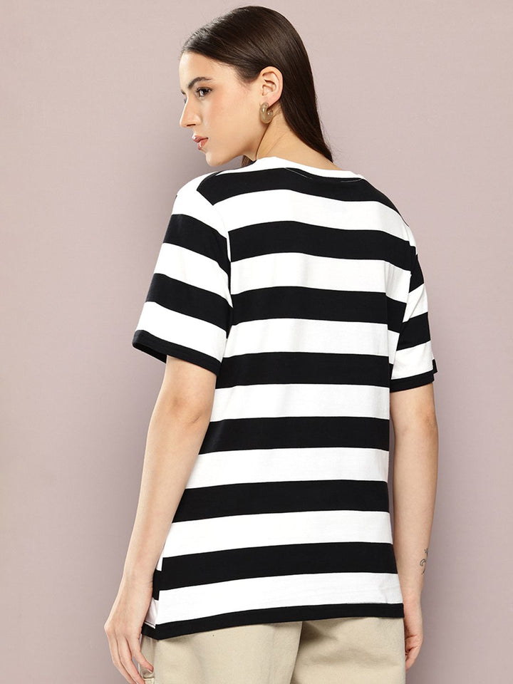 Dillinger Womens Short Sleeve Oversized Yarn Dyed Tshirt