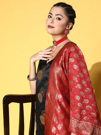 Varanga Women Ethnic Motifs Art Silk Brocade Kurta Set