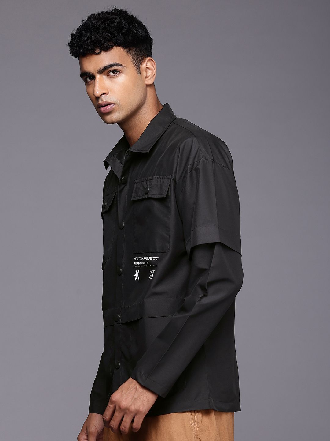 HRX by Hrithik Roshan Rapid-Dry NATURETHERAPY Outdoor Sporty Jacket