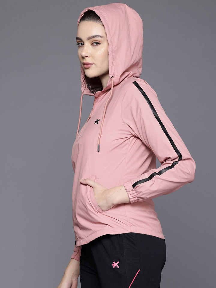 HRX by Hrithik Roshan Rapid-Dry Hooded Training Jacket
