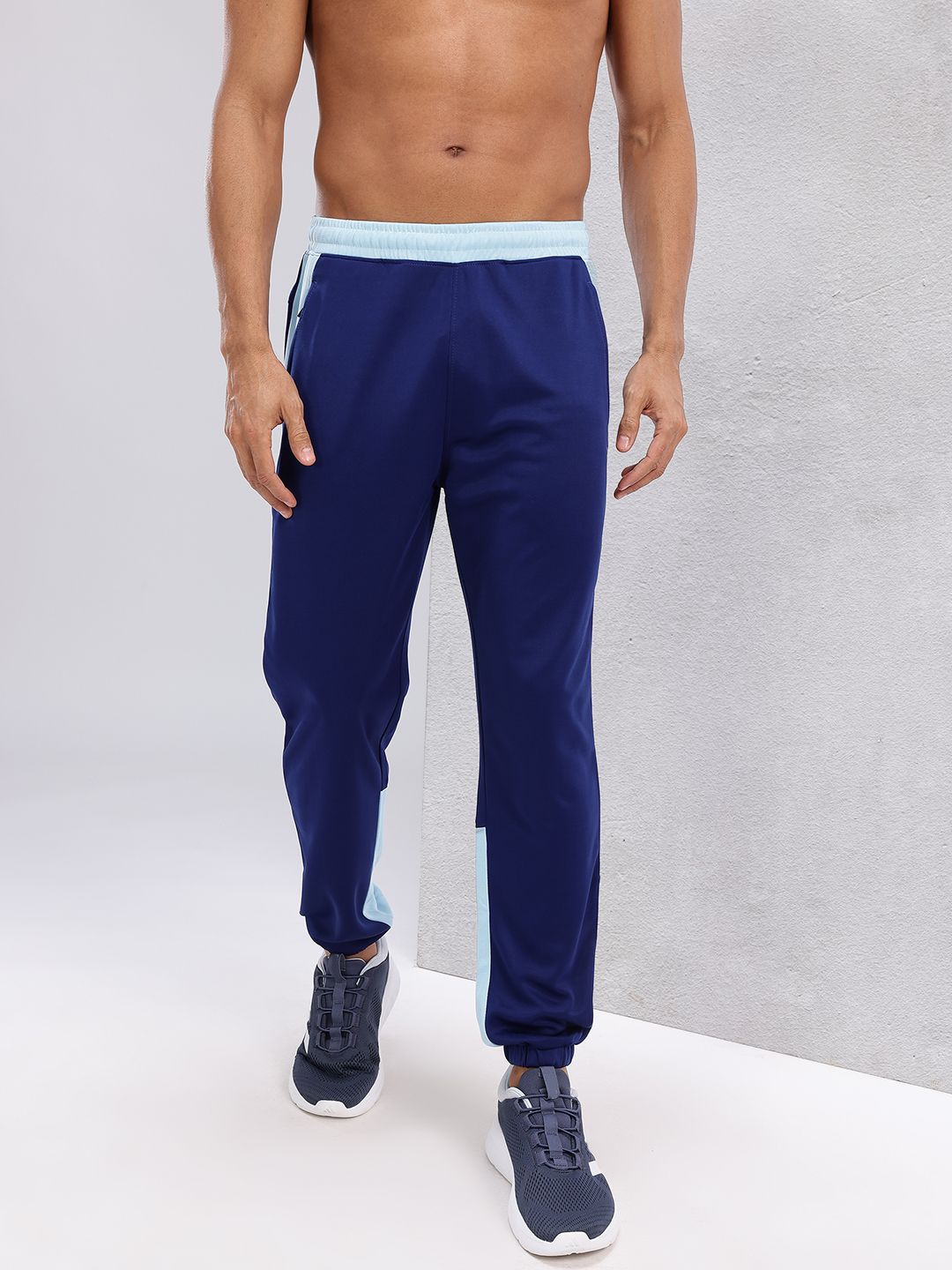 HRX by Hrithik Roshan Men Colourblock Rapid-Dry Running Joggers
