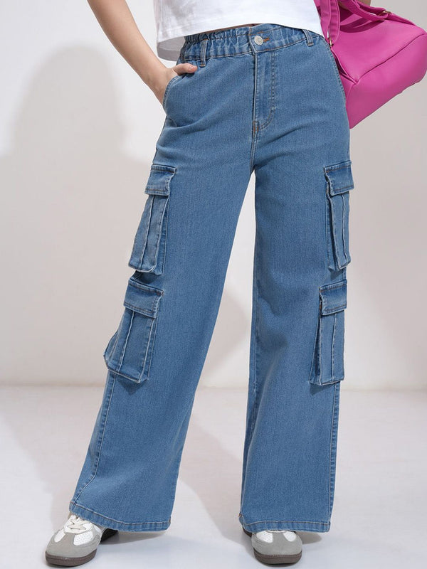 Street By Tokyo Talkies Women Straight Fit Stretchable Jeans