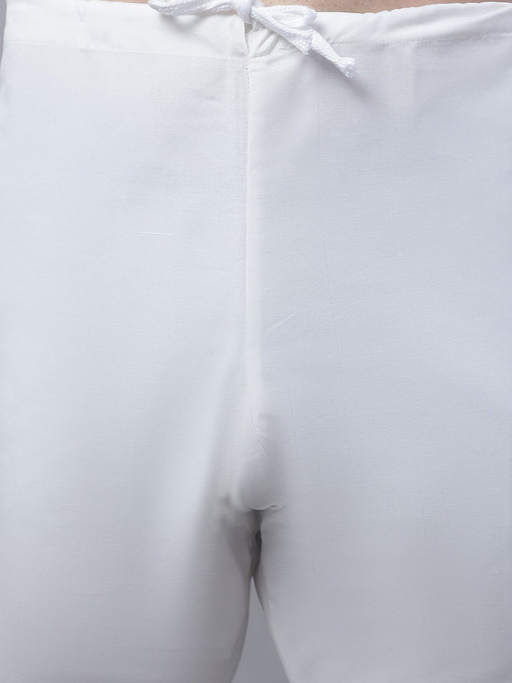 SOJANYA Embroidered Mandarin Collar Kurta with Pyjamas & Nahru Jacket