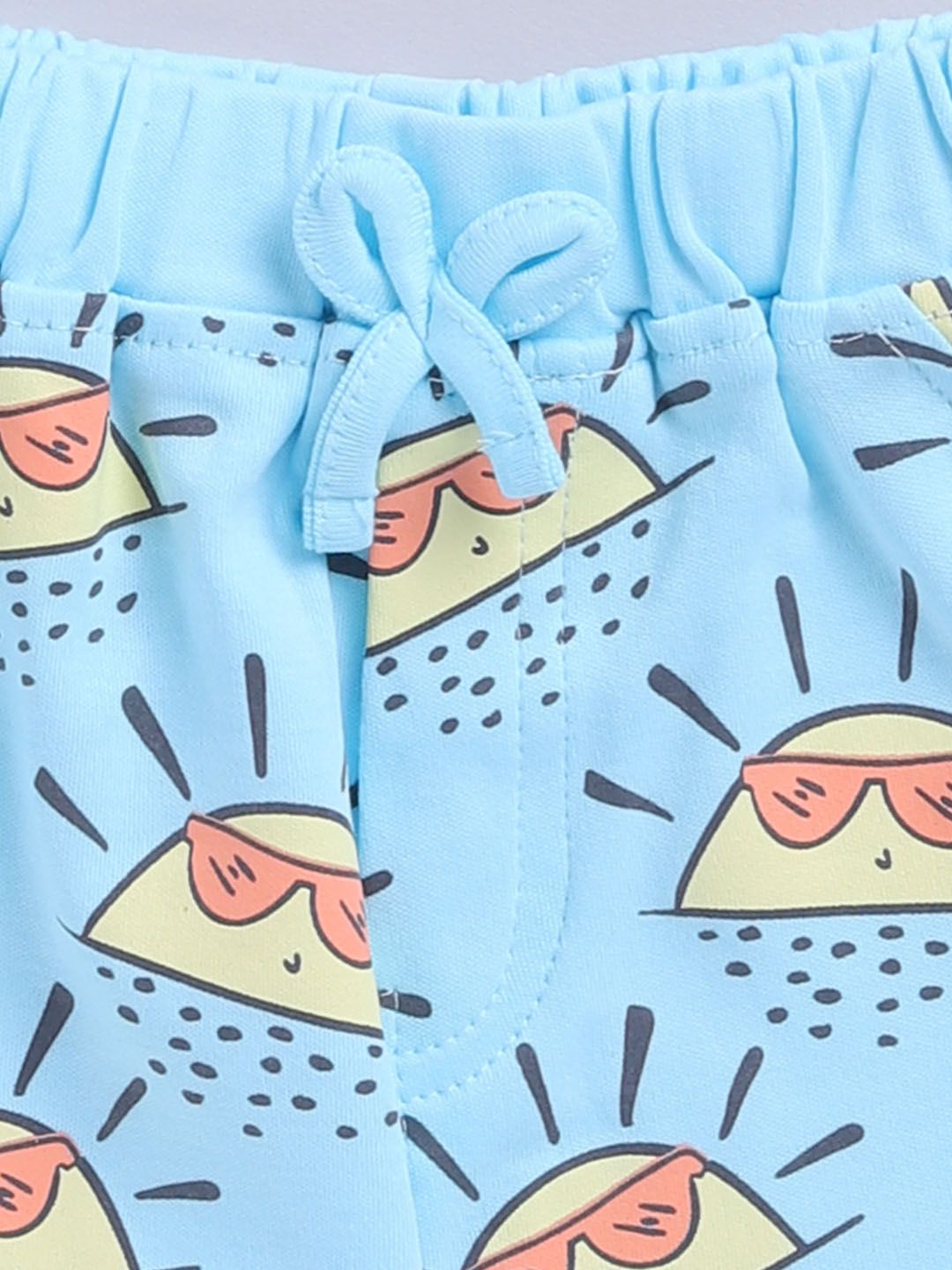 Moms Love Infant Boys Conversational Printed Pure Cotton Clothing Set
