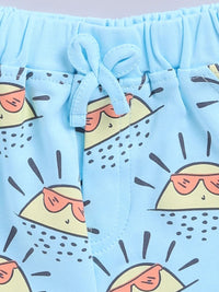 Moms Love Infant Boys Conversational Printed Pure Cotton Clothing Set