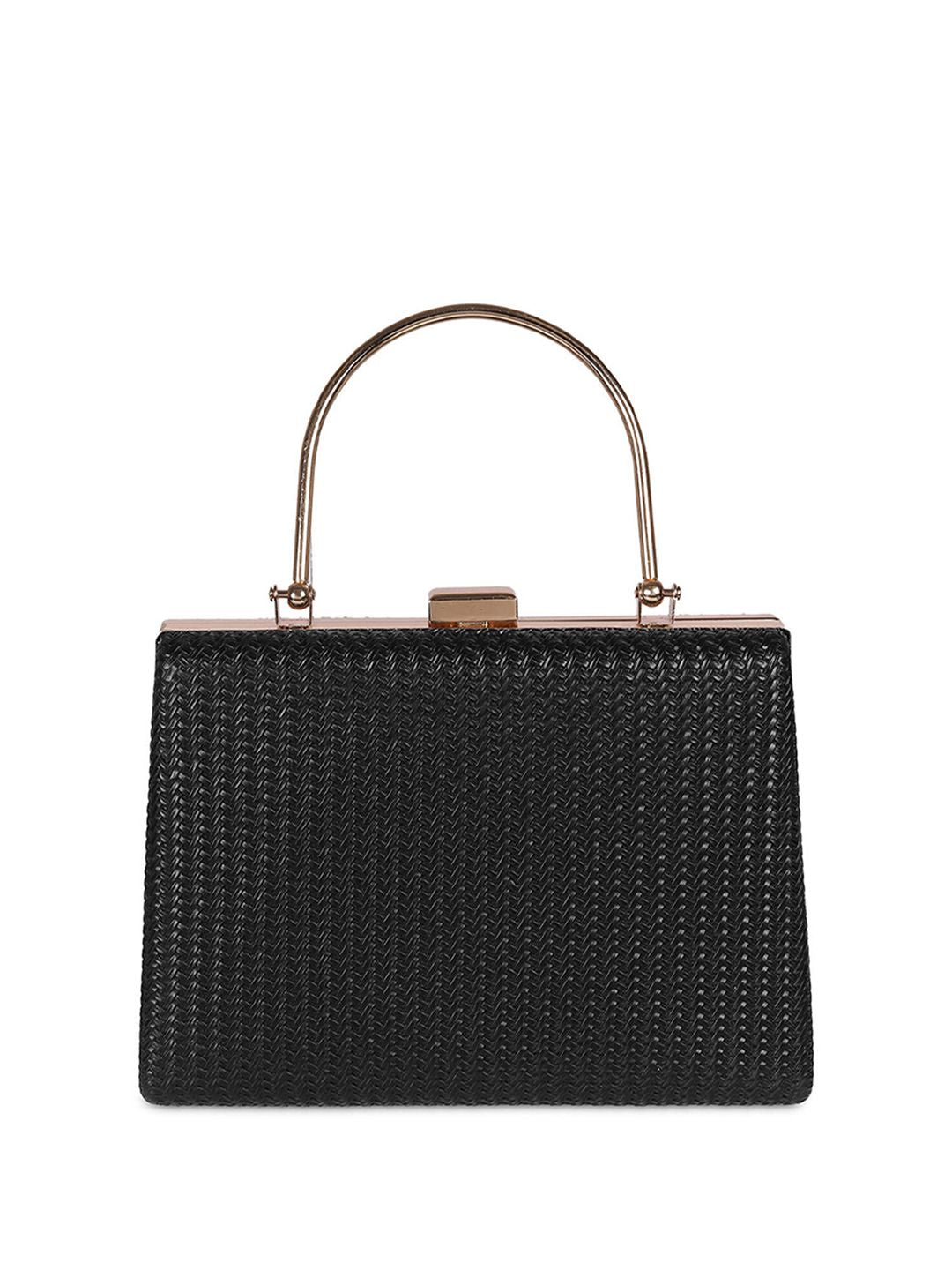 Metro Textured Box Clutch