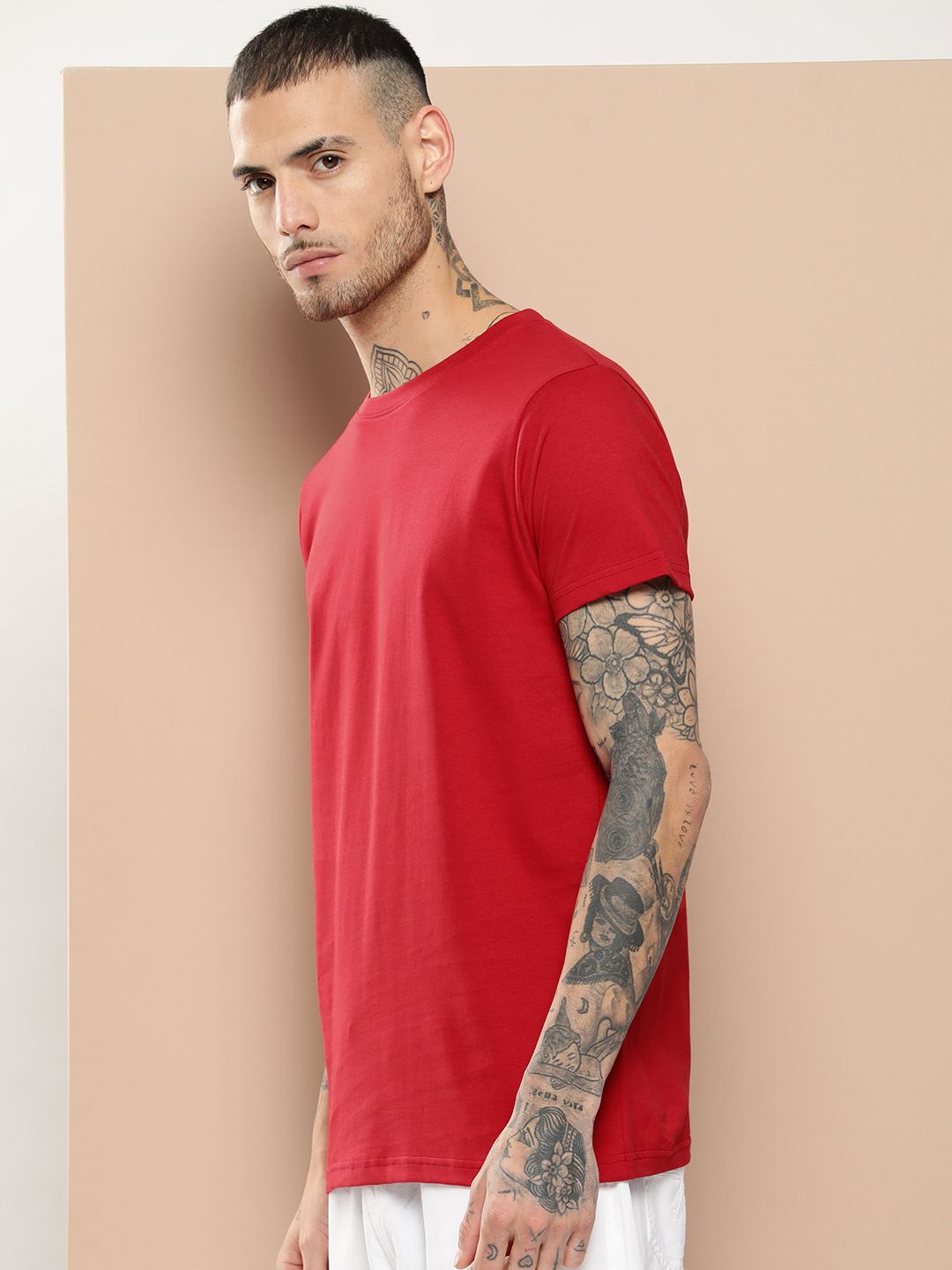 Difference of Opinion Men Pure Cotton T-shirt