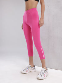 HRX by Hrithik Roshan Brand Logo Detail Rapid-Dry Cropped Lifestyle Tights