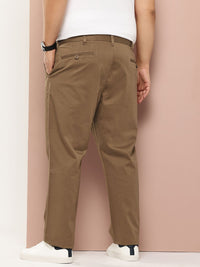 Thomas Scott Men Plus Size Straight Fit Easy Wash Chinos Trousers