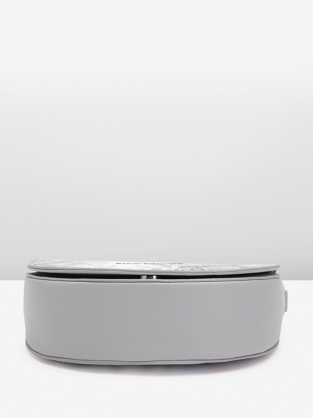 Lino Perros Snake Skin Textured Structured Shoulder Bag